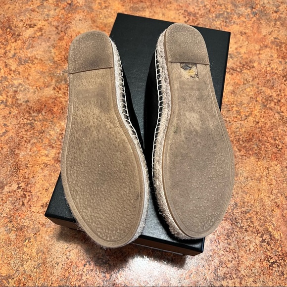 YSL SAINT LAURENT MONOGRAM LAMB SKIN ESPADRILLES - Picture 2 of 8